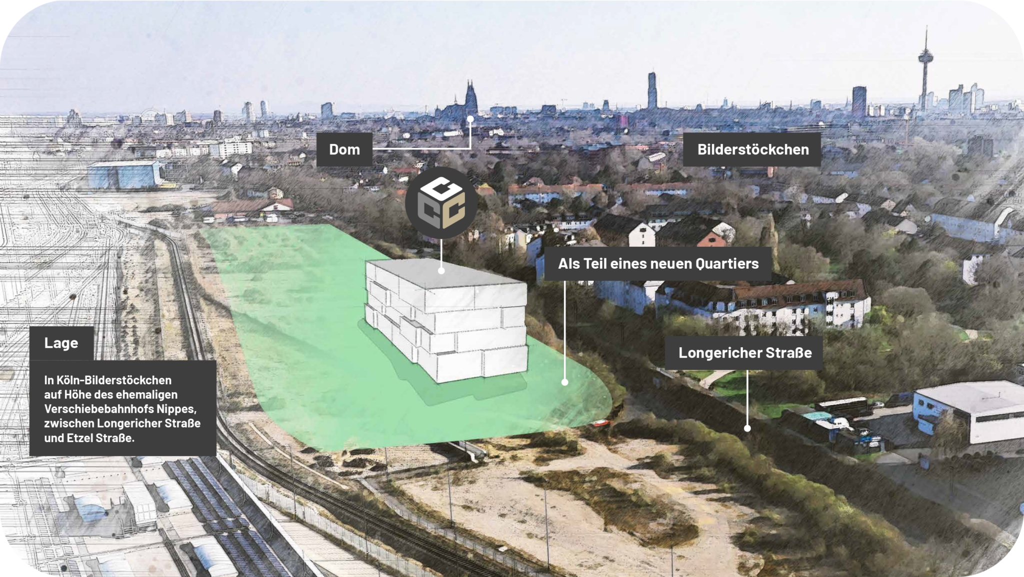 Wunderschone Cube Produktion Eingestellt Bild